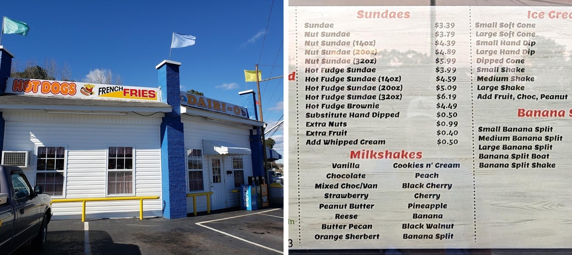 Dairi-O Menu